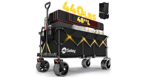 48″ Foldable Extended Wagon 440 lb. weight capacity